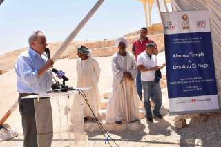 وزير الآثار يعلن انتهاء أعمال ترميم...
