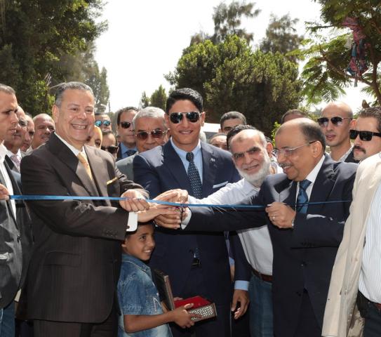 افتتاح مشروع إعمار منازل تزمنت الغربية