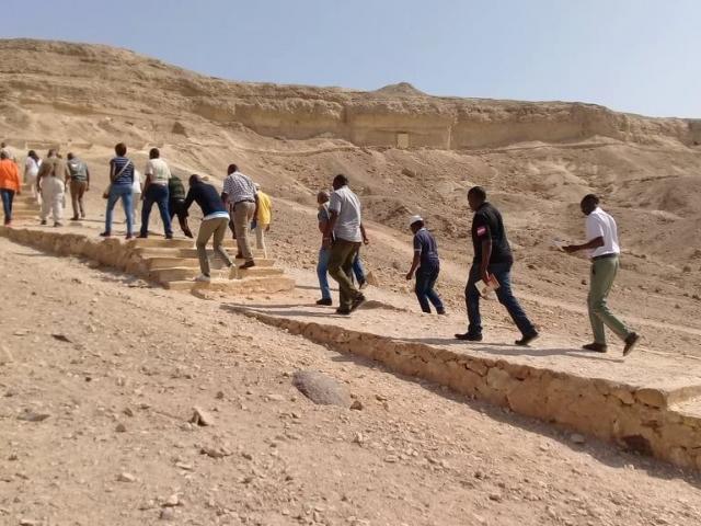 زيار الوفد الأفريقي