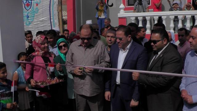 محافظ الفيوم يفتتح المرحلة الأولى لتطوير القرى