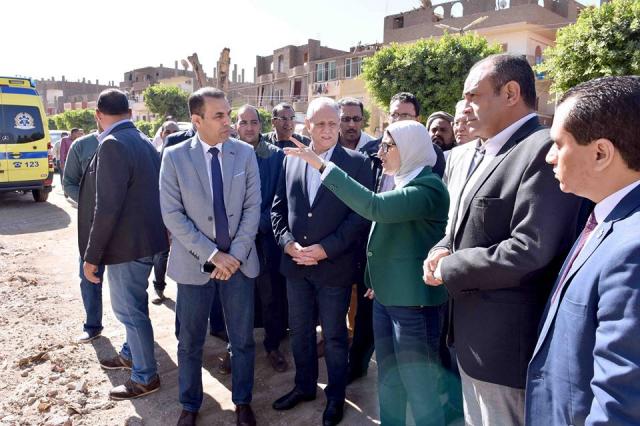 جولة وزيرة الصحة في الأقصر