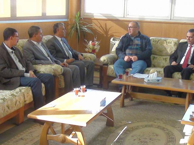 رئيس جامعة جنوب الوادى يستقبل رئيس دار الأوبرا المصرية