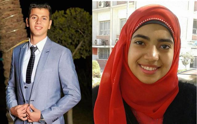 "أحمد خالد" و" هاجر محمد"