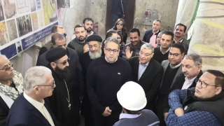 وزير السياحة والآثار ومحافظ المنيا...
