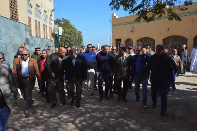 جولة وزير السياحة والآثار ومحافظ المنيا