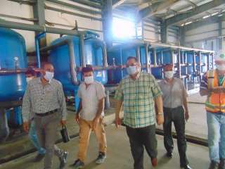 رئيس مدينة الشلاتين يتفقد انشاءات...