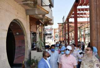 محافظ أسوان يتابع تطوير السوق...