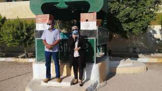 رئيس مدينة سفاجا تحضر طابور...