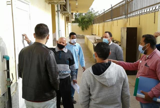 لجنة من جهاز شئون البيئة تزور مدينة مرسي علم