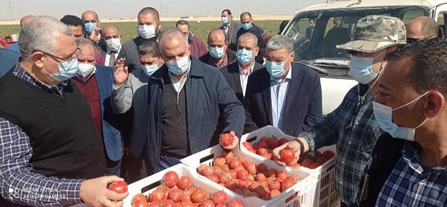 جولة زيرا الزراعة والري ومحافظ المنيا