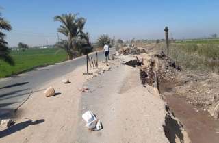 كسر في خط مياه شرب...