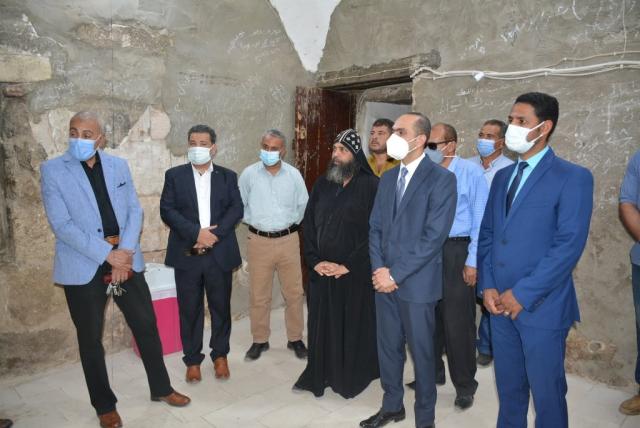 نائب محافظ سوهاج يتفقد " الدير الأبيض "