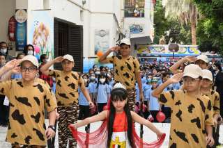 محافظ قنا يشهد طابور الصباح...