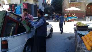 رفع وإزالة اشغالات الباعة الجائلين...