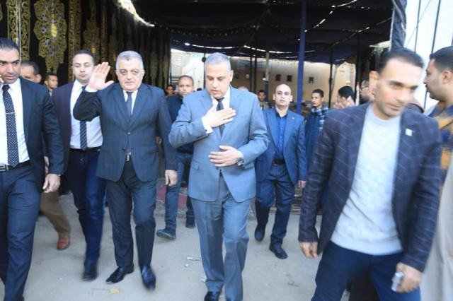 محافظ سوهاج يؤدي واجب العزاء