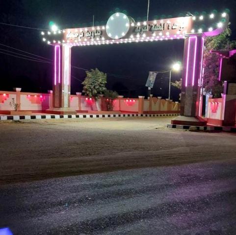 تطوير مدخل القرية