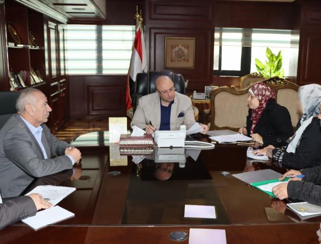 لقاء محافظ بني سويف مع المواطنين