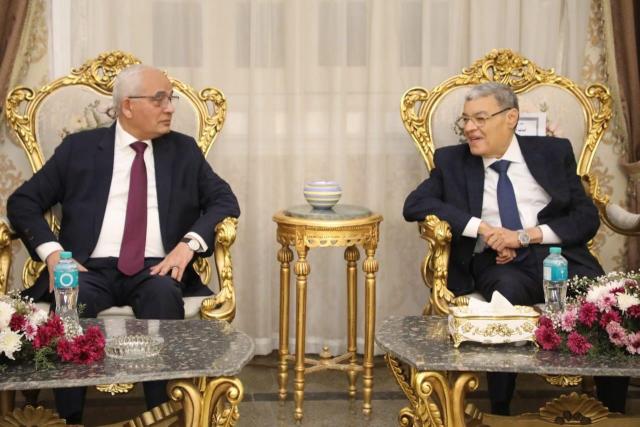 محافظ المنيا يستقبل وزير التربية والتعليم