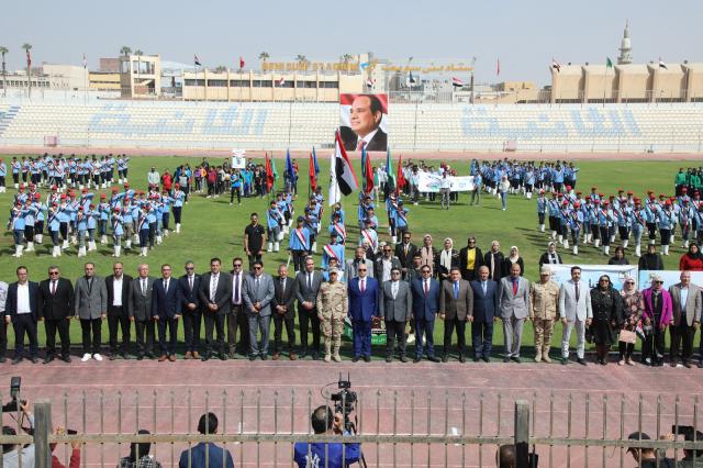 محافظة بني سويف تحتفل بالعيد القومي