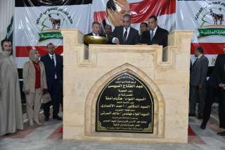وزير التنمية المحلية ومحافظ الفيوم...