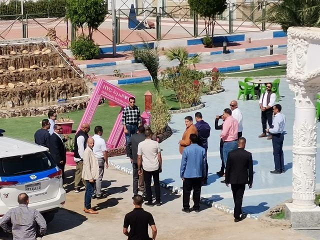 جولة وزير الشباب والرياضة