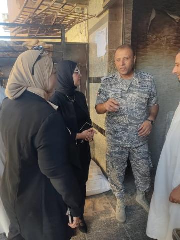 جولة المستشار العسكرى لمحافظة البحرالأحمر