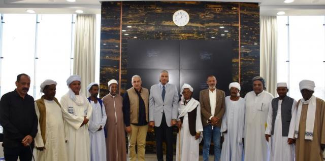 اللقاء مع ممثلى أهالى النوبة والعبابدة والبشارية