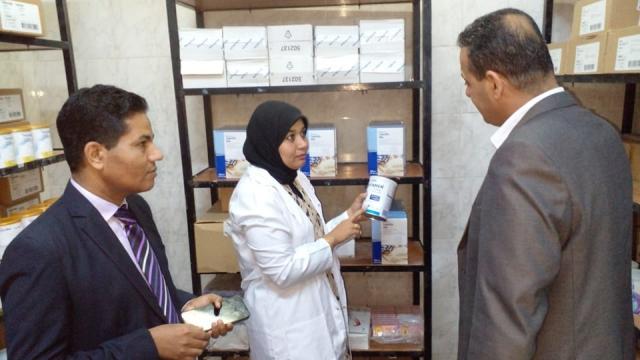 رئيس مدينة الأقصر يفتتح مركز الألبان الاسترشادي