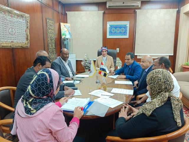 اجتماع مجلس جامعة الأقصر