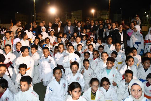 -وزير الرياضة ومحافظ المنيا