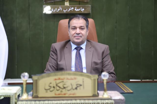 الدكتور أحمد عكاوي، رئيس جامعة جنوب الوادي ،