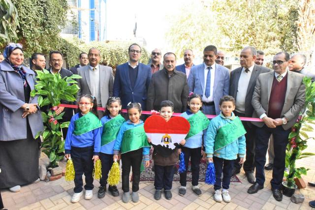 محافظ أسيوط يفتتح تطوير مدرسة علي بن أبى طالب