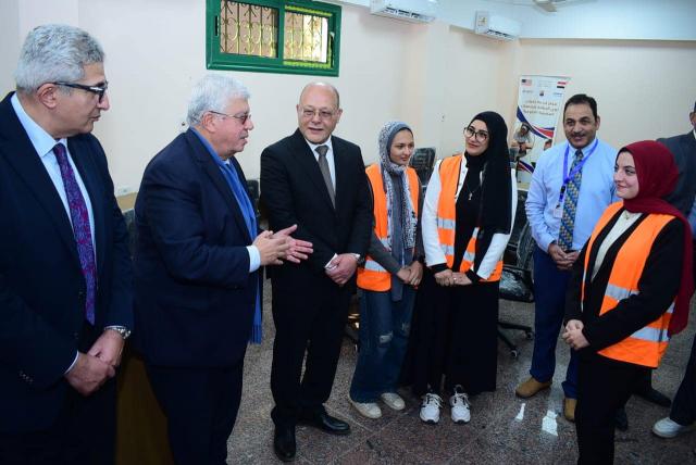جولة وزير التعليم العالي ورئيس جامعة سوهاج
