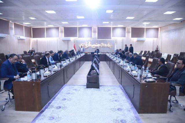 اجتماع مجلس جامعة جنوب الوادي