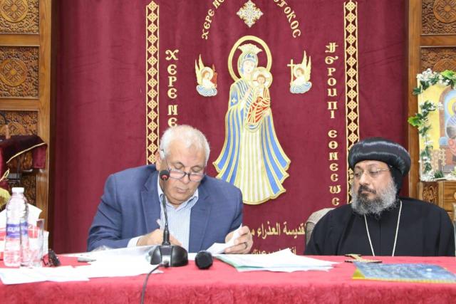 محافظ الوادي الجديد في - كنيسة السيدة العذراء مريم