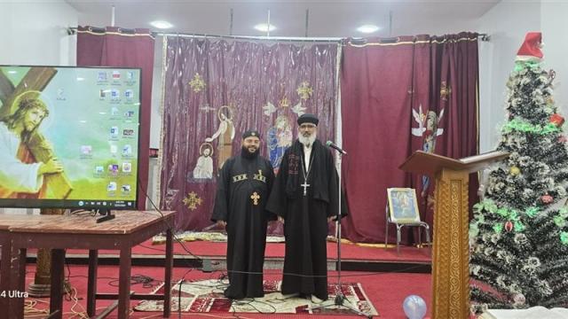 كنائس الوادى الجديد تحتفل بعيد الميلاد المجيد