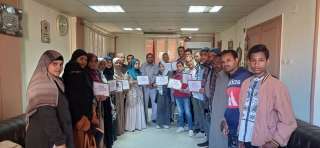 تكريم الطلاب الفائزين في مسابقة...