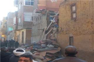 انهيار جزئي لمنزل بمنطقة المحطة...