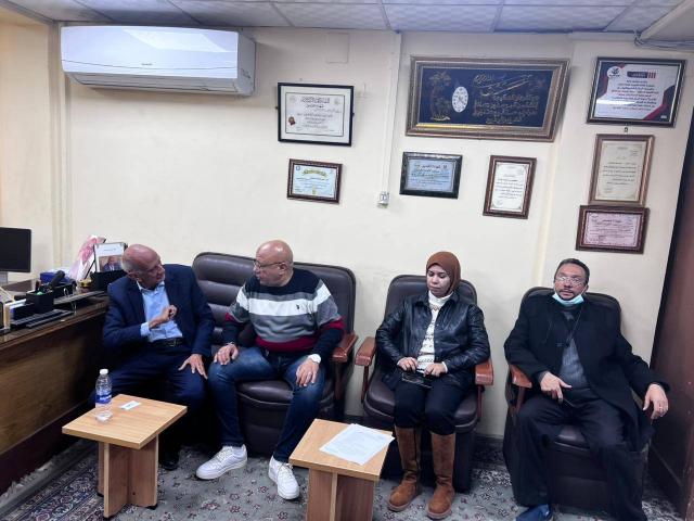 وكيل صحة قنا يستقبل النائب خالد خلف الله