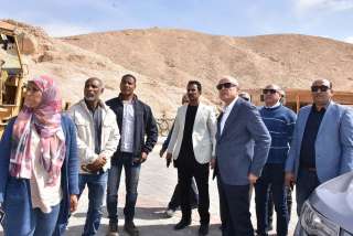 خلال جولته بمركز القرنه.. محافظ...