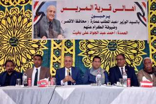 محافظ الاقصر يزور قرية المريس ..مؤتمر...