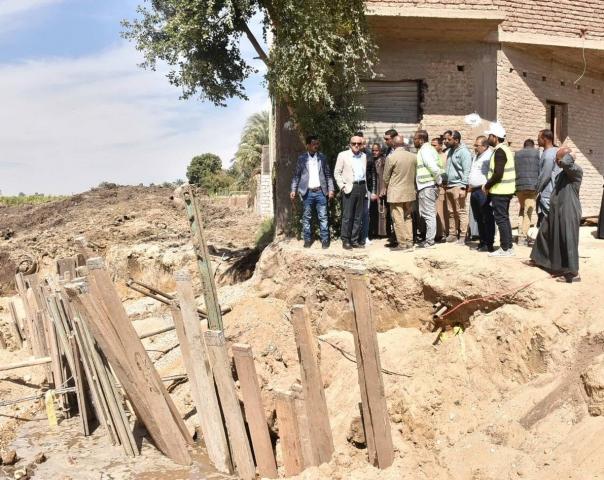 محافظ الأقصر كان متواجدا أثناء إصلاح العطل