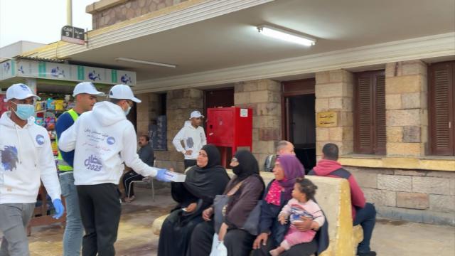 توزيع الوجبات