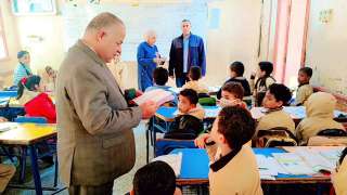 وكيل تعليم الفيوم  يتفقد مدرسة مصطفى...