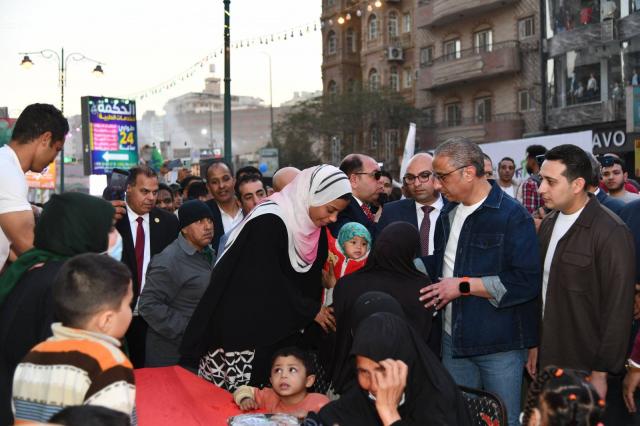 محافظ الفيوم خلال الإفطار الجماعي