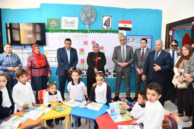 محافظ الفيوم يفتتح مدرسة مصر الرسمية
