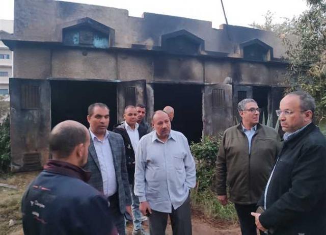 نائب رئيس الجامعة يتفقد الموقع