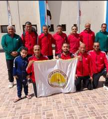 فريق اللجنة الرياضية بجامعة الوادي...