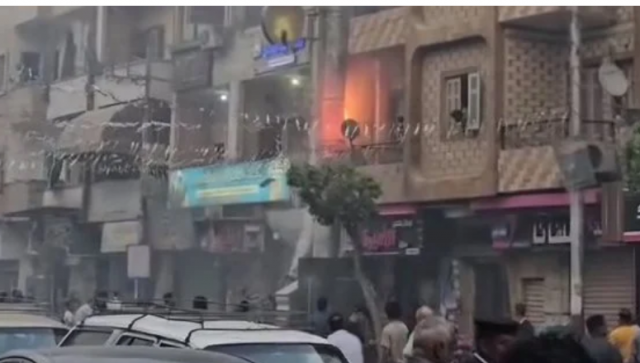 صورة من الحريق