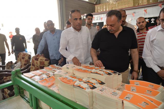محافظ أسيوط يتفقد مجمع الصناعات الصغيرة بأبنوب